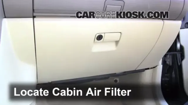 2006 Infiniti G35 X 3.5L V6 Filtro de aire (interior) Cambio